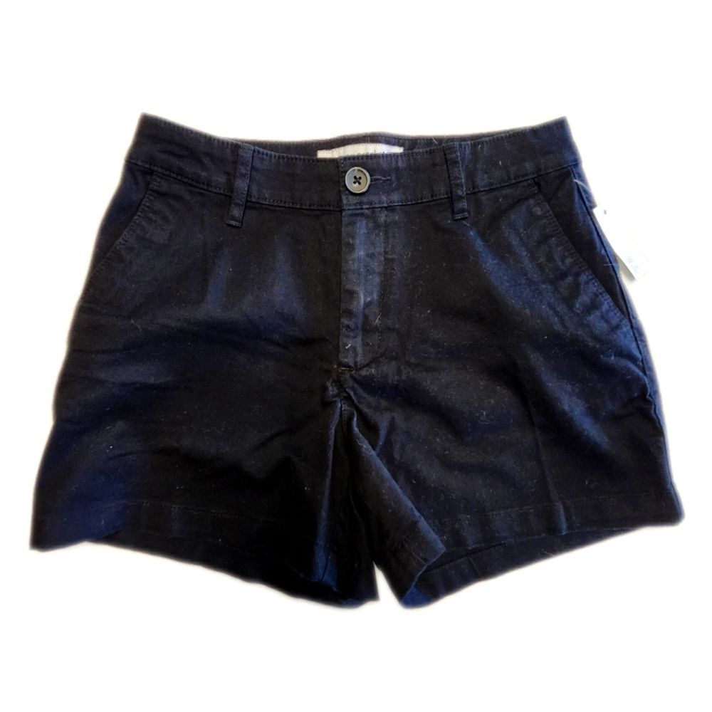 Amazon Essentials NWT Black Basic Shorts, 97% Cotton, 3" Inseam, Size 2